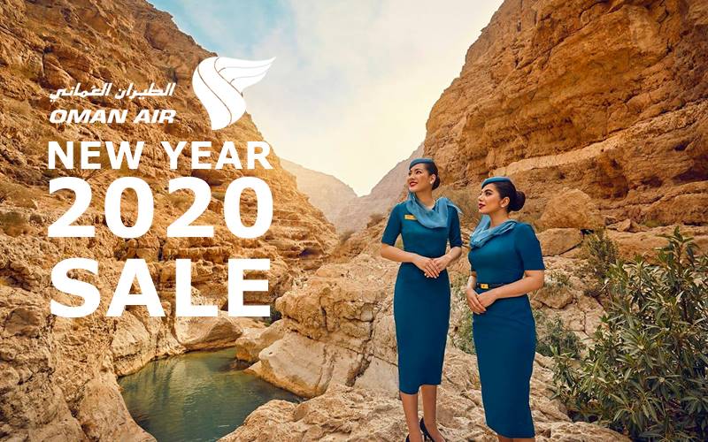 ✈【OMAN AIR】2020 NEW YEAR SALE!