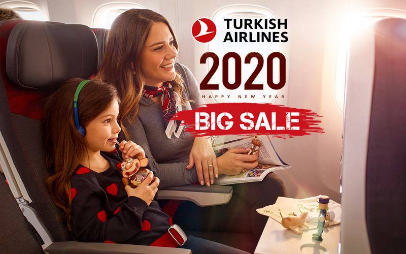 ✈【TURKISH AIRLINES】2020 NEW YEAR SALE!