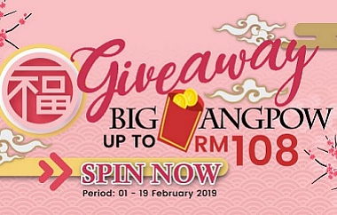 ANGPOW UP TO RM108 FOR YOU TO USE TO BOOK YOUR TRIPS! 