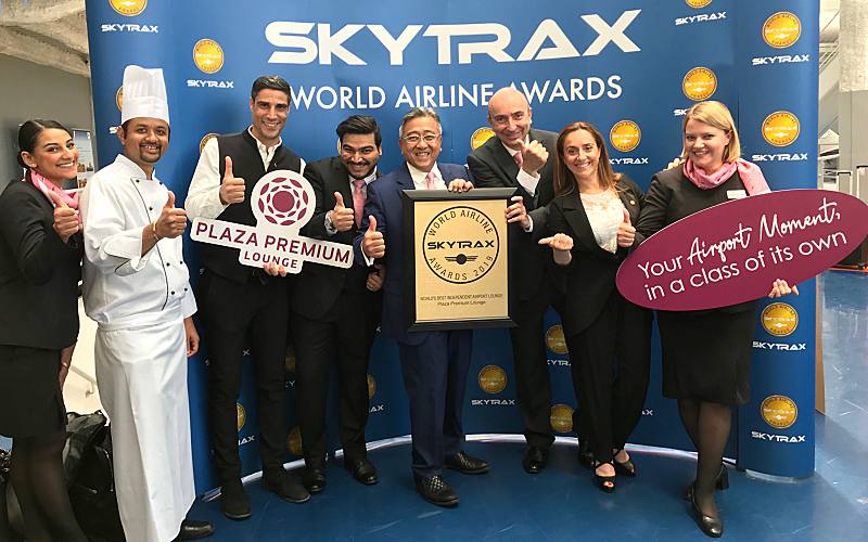 PLAZA PREMIUM LOUNGE NAMED SKYTRAX WORLD’S BEST INDEPENDENT AIRPORT LOUNGE FOR FOUR CONSECUTIVE YEARS 