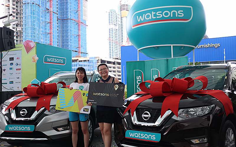 WATSONS REWARDS LOYAL MEMBERS WITH TWO BRAND NEW NISSAN X-TRAIL