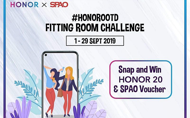 #HONOROOTD FITTING ROOM CHALLENGE BY HONOR MALAYSIA AND SPAO! 