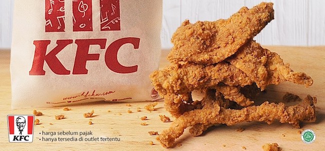【印尼】KFC 炸鸡皮！