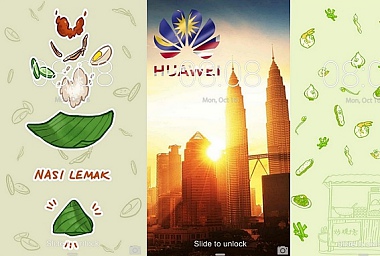 HUAWEI THEMES SHOWCASES MALAYSIAN-INSPIRED MOBILE PHONE THEMES!
