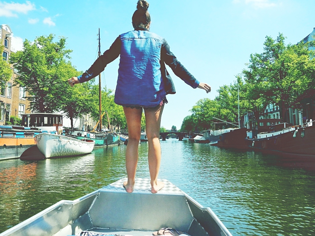rent a boat to yourself in Amsterdam