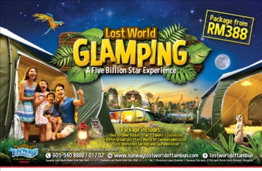 CAMP GLAMOROUSLY AT LOST WORLD OF TAMBUN!