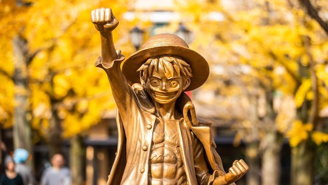 【日本 | 熊本县】ONE PIECE 路飞雕像！